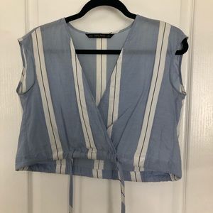 ZARA tie tank top